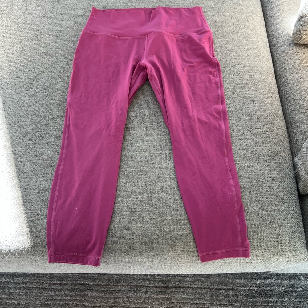 Lululemon leggings size 14 Pink